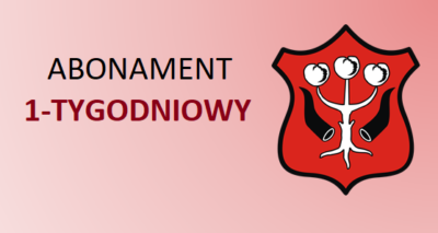 Abonament okresowy jednotygodniowy